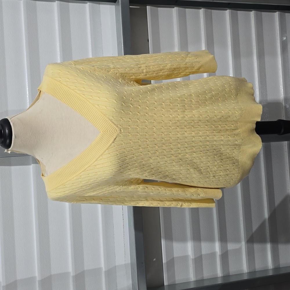 Faded Glory‎ Yellow Long Sleeve Women's Top Size 18W/20W